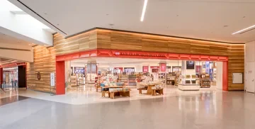 Exterior of the DFS Duty Free Galleria in SFO's A Gates.