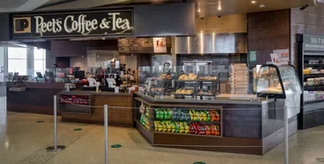 Peet's Coffee & Tea's location in the D Gates 