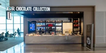 Exterior of GR Chocolate in Harvey Milk Terminal 1, SFO
