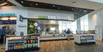 Exterior of Gateside Market in Harvey Milk Terminal 1, SFO
