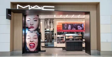 Exterior of MAC store in Harvey Milk Terminal 1, SFO