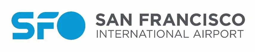 San Francisco International Airport Logo in horizontal layout