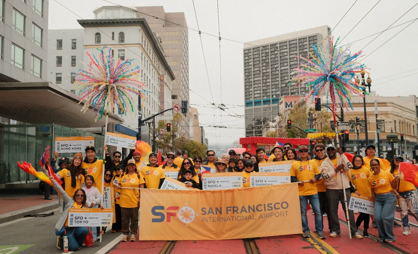 SFO's contingent in San Francisco for the Pistahan Parade 2026