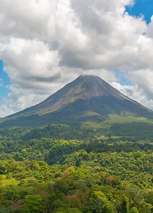 A mountain in San Jose, Costa Rica
