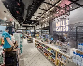 Interior of Mills Cargo
